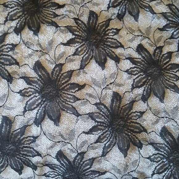 Vintage black lace party dress - Picture 4 of 5